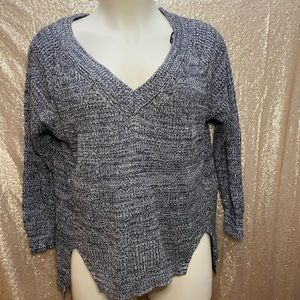 Black and White Heathered Sweater Sixe 1X